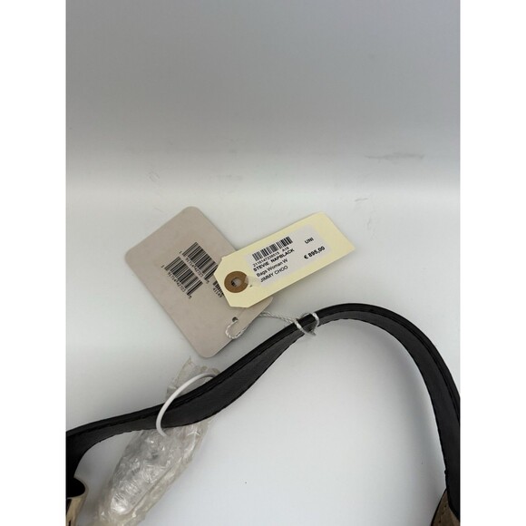 Jimmy Choo Stevie Black Nappa Hobo Bag Suede Leather With Dustbag And Tags - Picture 4 of 10